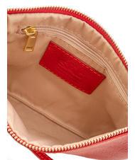 LESAC ROBERTA Dollar leather clutch bag red - Women’s Bags - 6