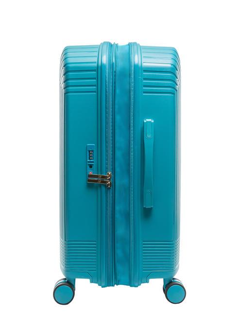 LIGHT POP 1 Medium expandable trolley fashion blue - Rigid Trolley Cases