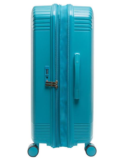 LIGHT POP 1 Large expandable trolley fashion blue - Rigid Trolley Cases