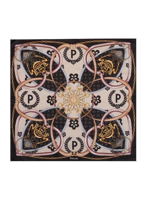 HEARTS TWILL Scarf black - Scarves