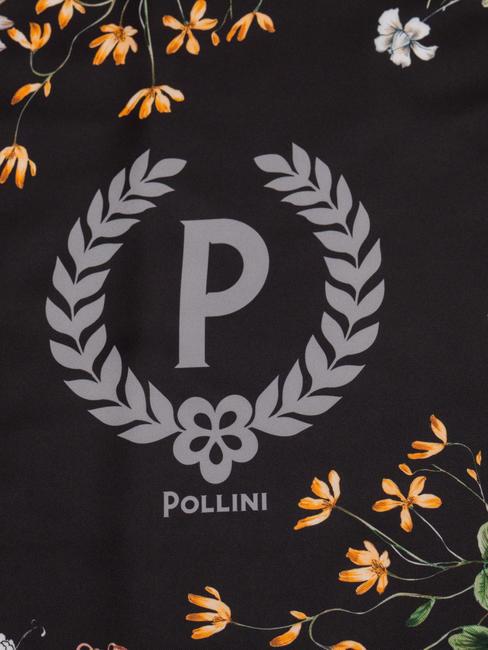 FLOWERS TWILL Scarf black - Scarves