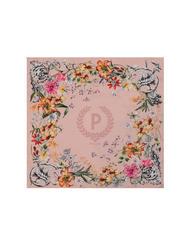 POLLINI FLOWERS TWILL Scarf rose - Scarves - 2
