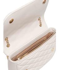 LOVE MOSCHINO ROMANTIC Convertible Shoulder/cross body bag ivory - Women’s Bags - 4