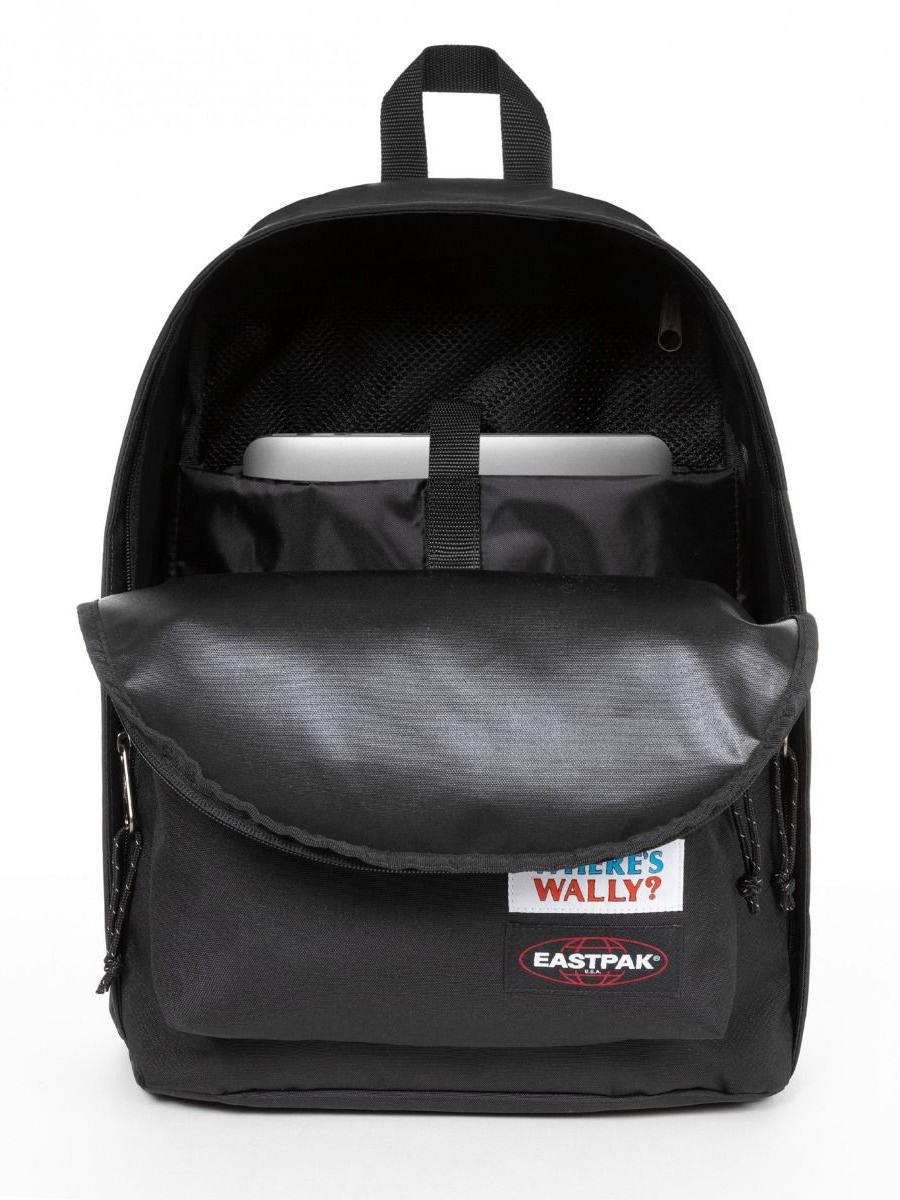 Eastpak Out Of Office Where s Wally 13 Laptop Backpack Wally Silk Black Buy At Outlet Prices