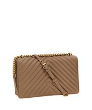 PINKO CLASSIC LOVE ONE Nappa leather bag ginger biscuit-antique gold - Women&rsquo;s Bags - 2