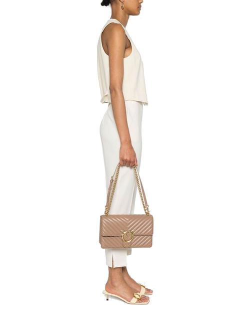 CLASSIC LOVE ONE Nappa leather bag ginger biscuit-antique gold - Women&rsquo;s Bags