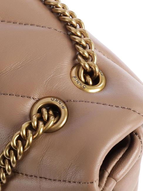 MINI LOVE BAG Nappa bag ginger biscuit-antique gold - Women’s Bags