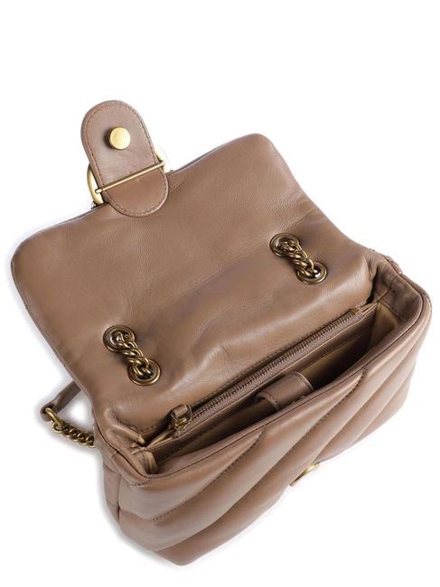 MINI LOVE BAG Nappa bag ginger biscuit-antique gold - Women’s Bags