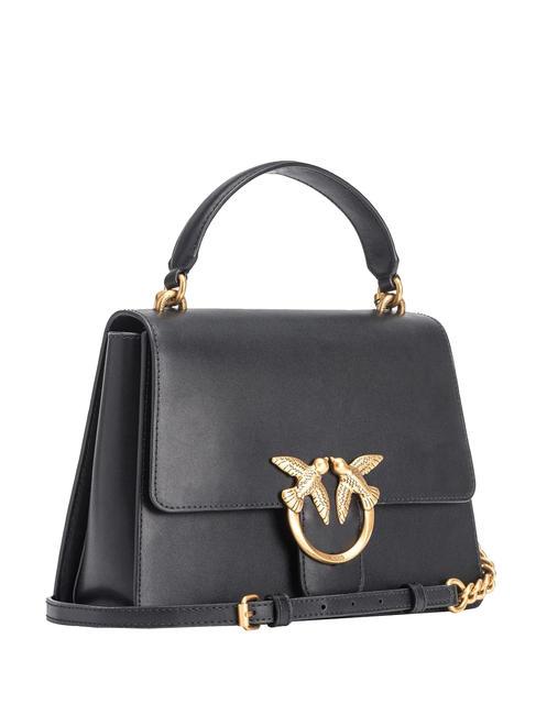 LOVE ONE  Hand bag, with shoulder strap black-antique gold - Women’s Bags