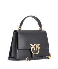 PINKO LOVE ONE  Hand bag, with shoulder strap black-antique gold - Women’s Bags - 2