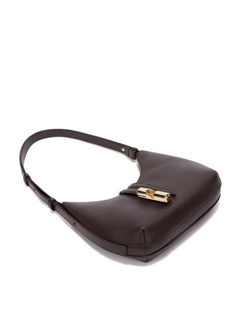GOCCIA Hammered leather shoulder bag chocolate - Women&rsquo;s Bags