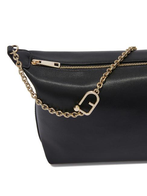 NUVOLA Mini leather shoulder bag Black - Women’s Bags