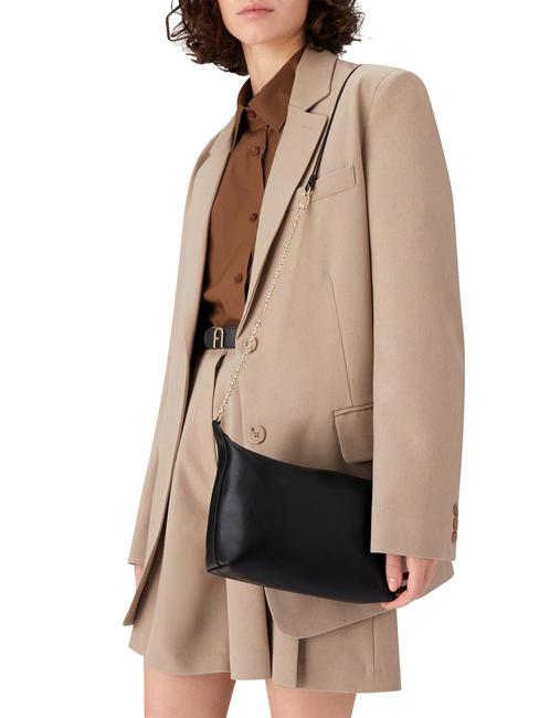 NUVOLA Mini leather shoulder bag Black - Women’s Bags