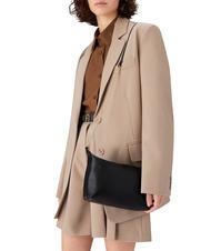 FURLA NUVOLA Mini leather shoulder bag Black - Women’s Bags - 5