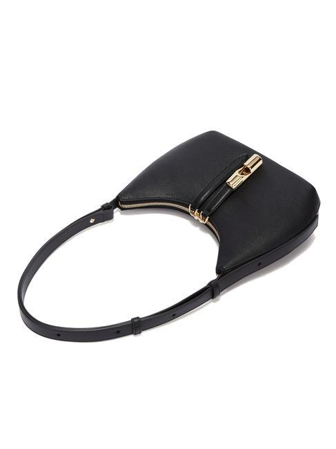 GOCCIA Hammered leather shoulder bag Black - Women&rsquo;s Bags
