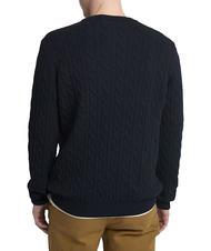 TIMBERLAND P-B LAMBWOOL Crewneck sweater in wool blend - Men's Sweaters