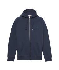 TIMBERLAND E-R BASIC Sweatshirt with zip and hood dark sapphire/dark denim - Sweatshirts - 4