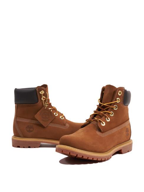 6 INCH  Leather ankle boots brown - Unisex shoes