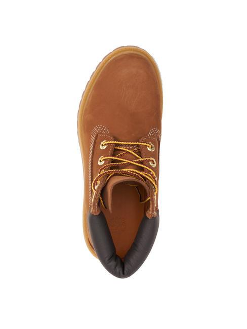 6 INCH  Leather ankle boots brown - Unisex shoes