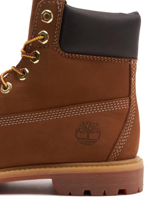 6 INCH  Leather ankle boots brown - Unisex shoes