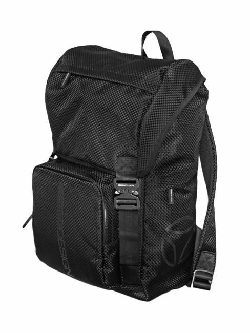 ECO CARBON URBAN Recycled polyester backpack blacklogoblack - Backpacks & School and Leisure