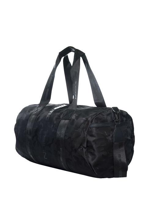 EASY Duffle bag with shoulder strap black/camou - Duffle bags