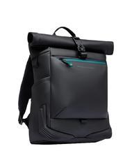 PIQUADRO CORNER SPECIALE GOMMATO Roll-top backpack for 15.6" laptop - Laptop backpacks