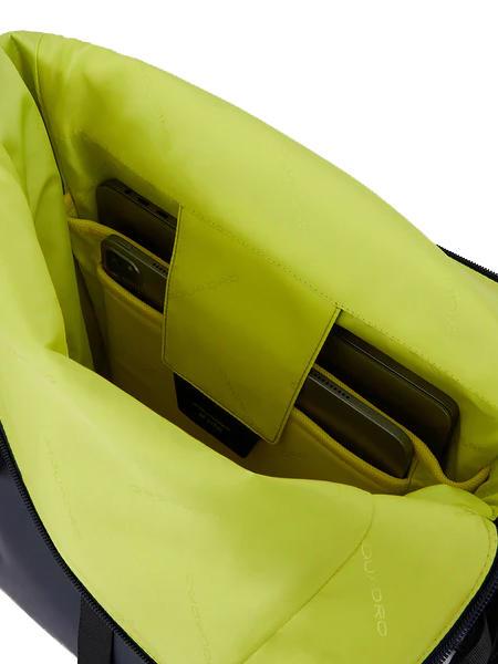 CORNER SPECIALE GOMMATO Roll-top backpack for 15.6" laptop Black - Laptop backpacks