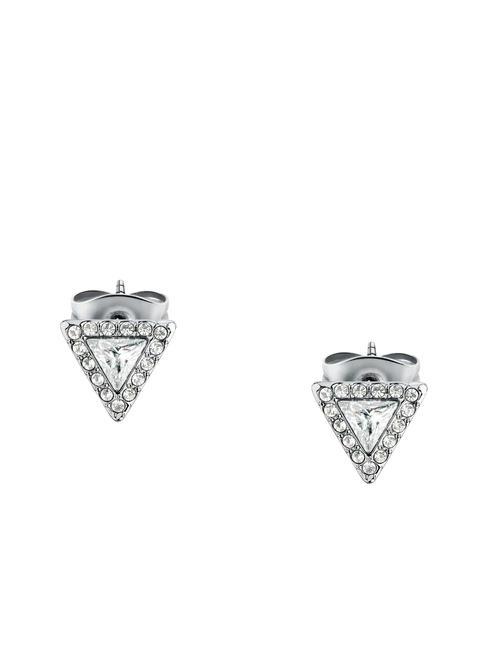 TRILLIANT Triangle earrings with zircons SILVER - Earrings