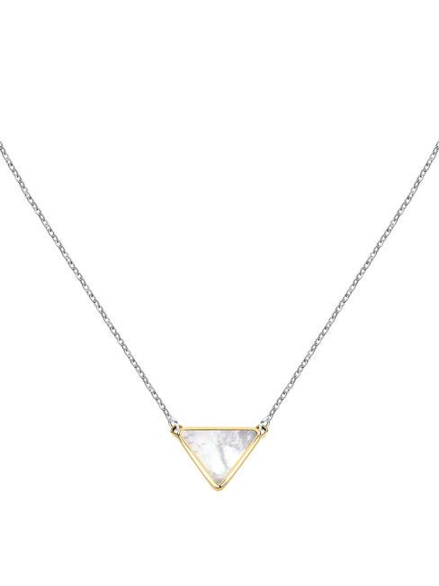 TRILLIANT Pearly triangle necklace SILVER - Necklaces