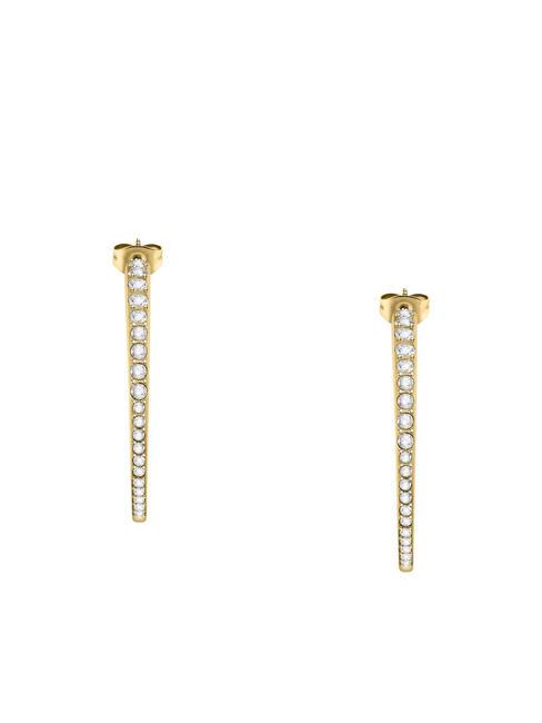 POETICA Semi-circle earrings with crystals SILVER - Earrings