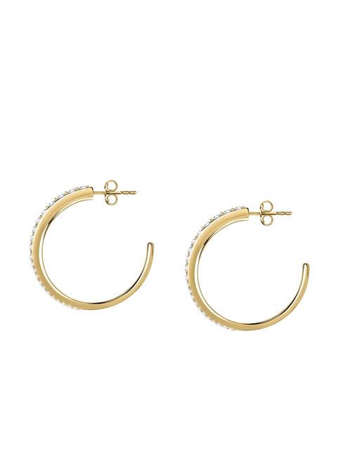 POETICA Semi-circle earrings with crystals gold - Earrings