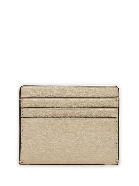 CK JEANS MINIMAL MONOGRAM  Flat card holder birch - Women’s Wallets