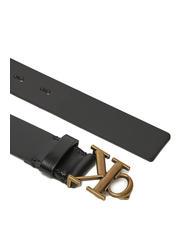 CALVIN KLEIN CK JEANS MONOGRAM  Leather belt - Belts