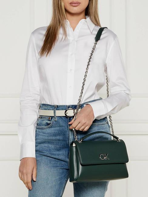 RE-LOCK  Shoulder/cross body bag palm green - Women’s Bags