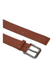 CALVIN KLEIN CK JEANS CLASSIC  Adjustable leather belt cognac - Belts - 2