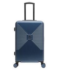 ROCCOBAROCCO ADVENTURE Set of 3 cabin trolleys, medium, large navy - Trolley Set - 4