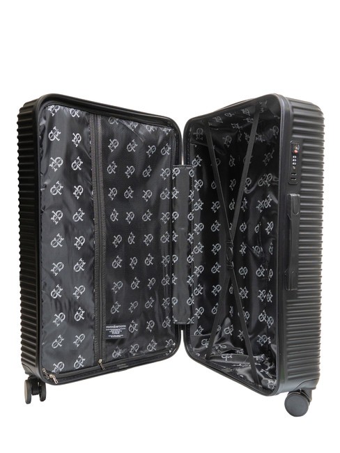 ADVENTURE Set of 3 cabin trolleys, medium, large black - Trolley Set