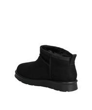 LOVE MOSCHINO WINTER 30 Suede ankle boots Black - Women’s shoes - 3