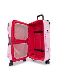 KIPLING SPONTANEOUS Medium size trolley blooming pink - Semi-rigid Trolley Cases - 2