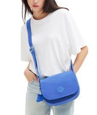 KIPLING LOREEN Medium shoulder bag havana blue - Women’s Bags - 6