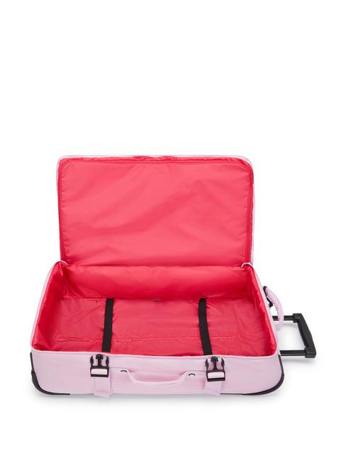 TEAGAN Medium size trolley bag blooming pink - Semi-rigid Trolley Cases