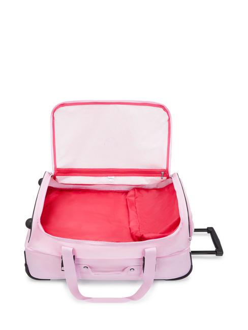 TEAGAN Medium size trolley bag blooming pink - Semi-rigid Trolley Cases