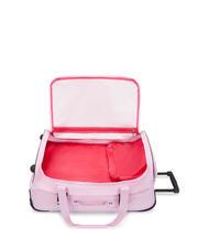 KIPLING TEAGAN Medium size trolley bag blooming pink - Semi-rigid Trolley Cases - 3