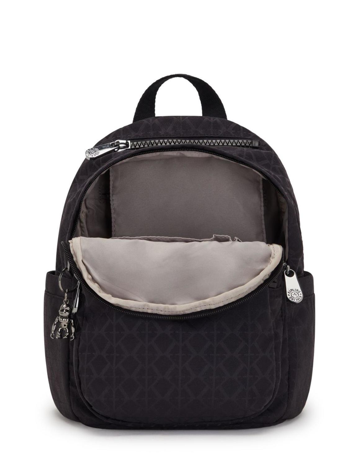 Kipling Basic Elevated Delia Mini Backpack Signature Black Qvc Buy At Outlet Prices