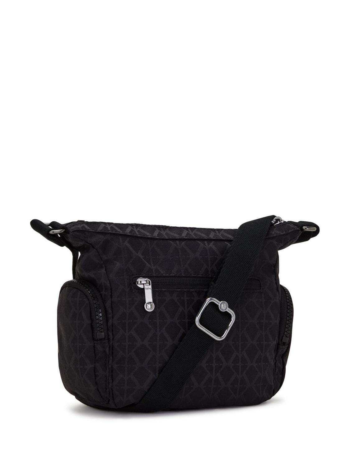 Kipling Gabbie Mini Small Shoulder Bag Signature Black Qvc Buy At Outlet Prices