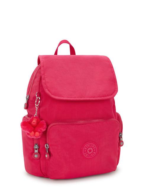 CITY ZIP S Backpack with flap pink confetti - Women’s Bags
