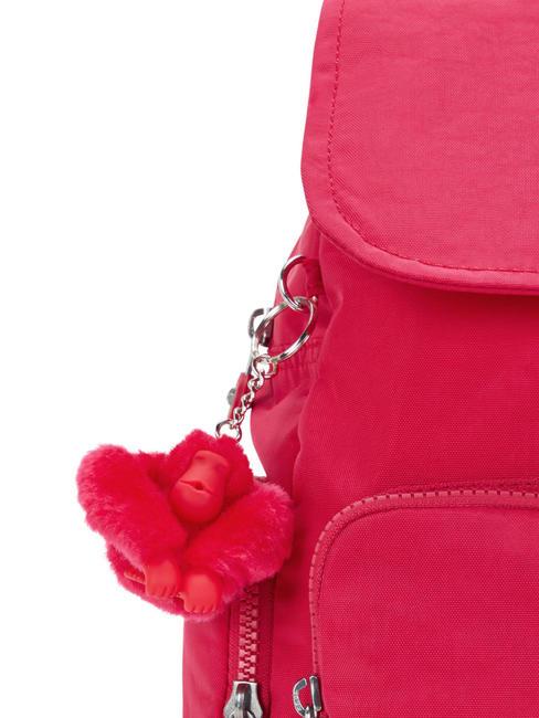 CITY ZIP S Backpack with flap pink confetti - Women’s Bags