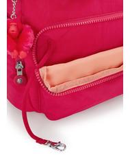 KIPLING CITY ZIP S Backpack with flap pink confetti - Women’s Bags - 5