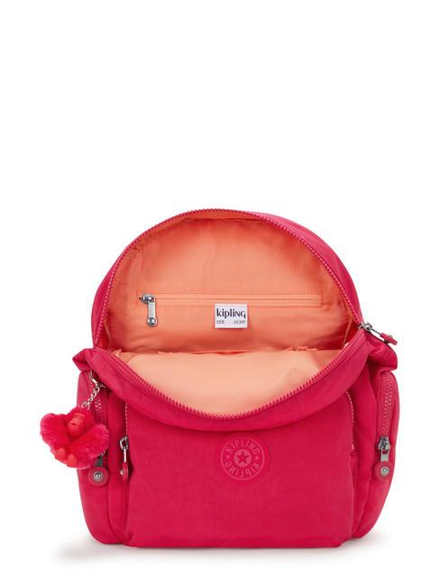CITY ZIP S Backpack with flap pink confetti - Women’s Bags